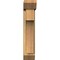 Ekena Millwork Westlake Slat Rough Sawn Bracket w/ Offset Brace, Western Red Cedar, 6"W x 18"D x 30"H BKT0604X18X30WTL06RWR - alternate 4